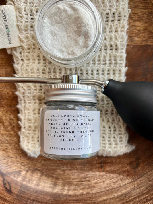 Non-Aerosol Dry Shampoo - Refillable Eco-Friendly Hair Refresher