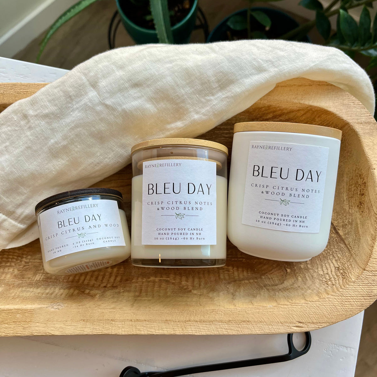Bleu Day – Natural Handmade Coconut Soy Candle