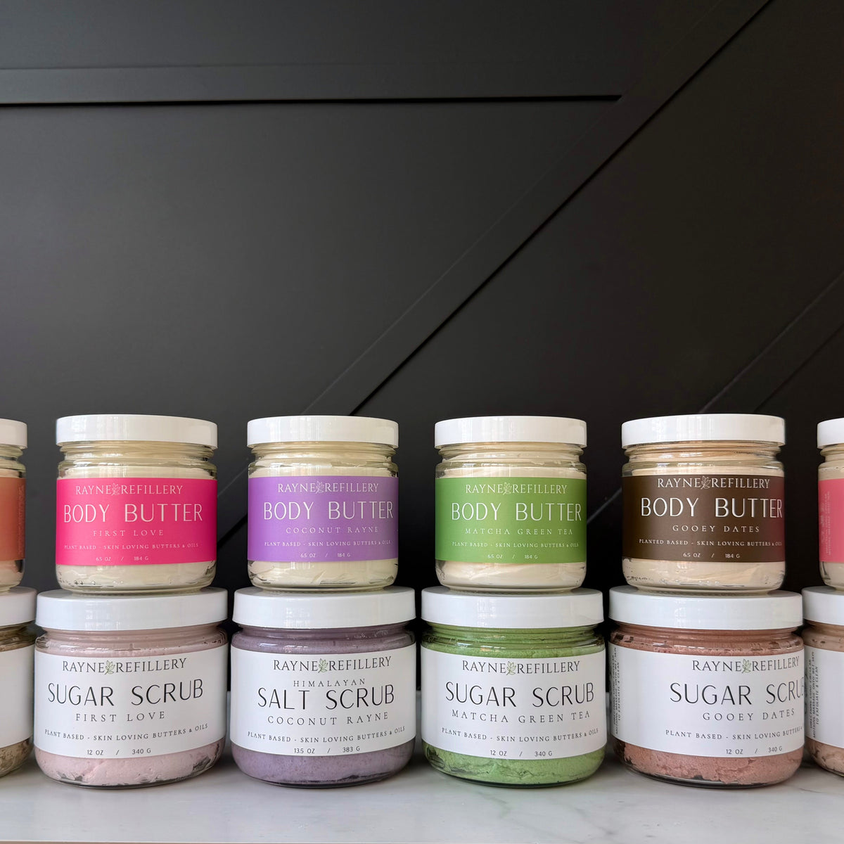 Gooey Dates Whipped Sugar Scrub - Caramel Vanilla Exfoliating Body Scrub