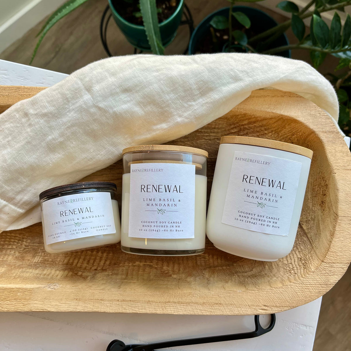 Renewal – Handmade Natural Coconut Soy Candle