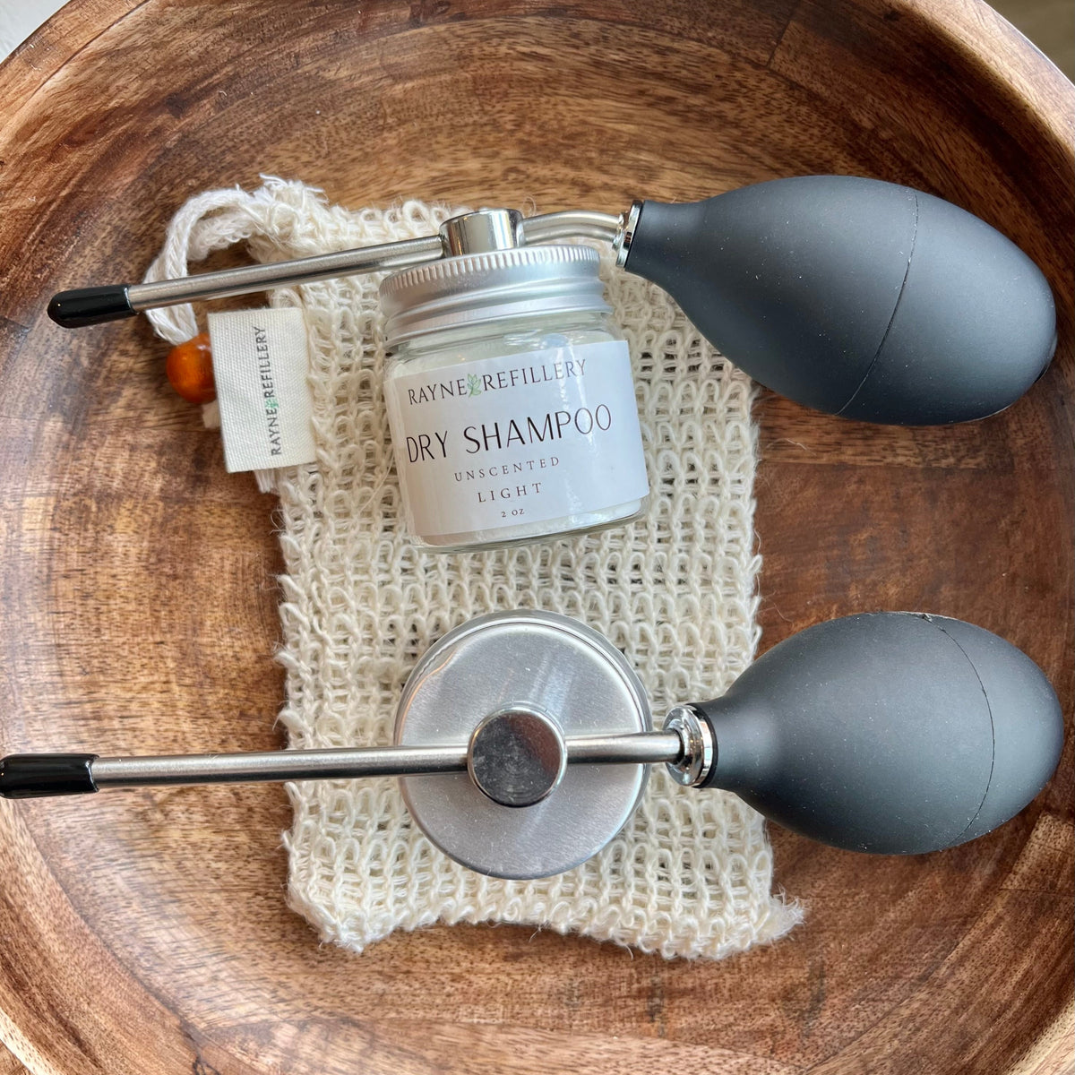 Non-Aerosol Dry Shampoo - Refillable Eco-Friendly Hair Refresher