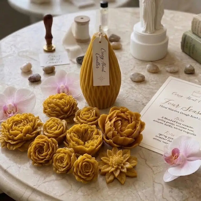 Origami Lantern Candle — Handcrafted Soy Wax Decor - handmade home fragrance gift