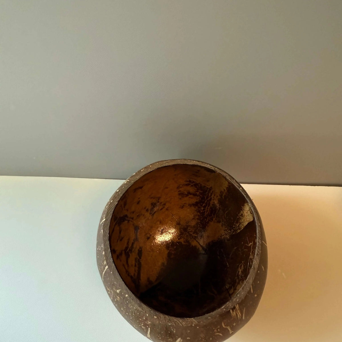 Natural Coconut Shell Bowl – Ideal for Candle Making or Rustic Home Decor - handmade home fragrance gift