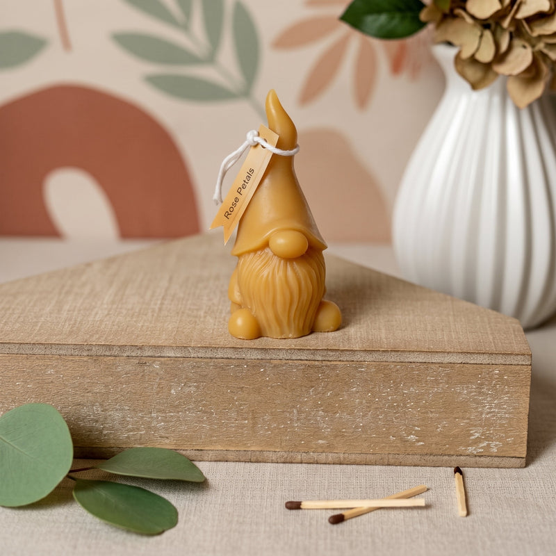 Gnome Scented Candle | Handcrafted Home Decor - handmade home fragrance gift
