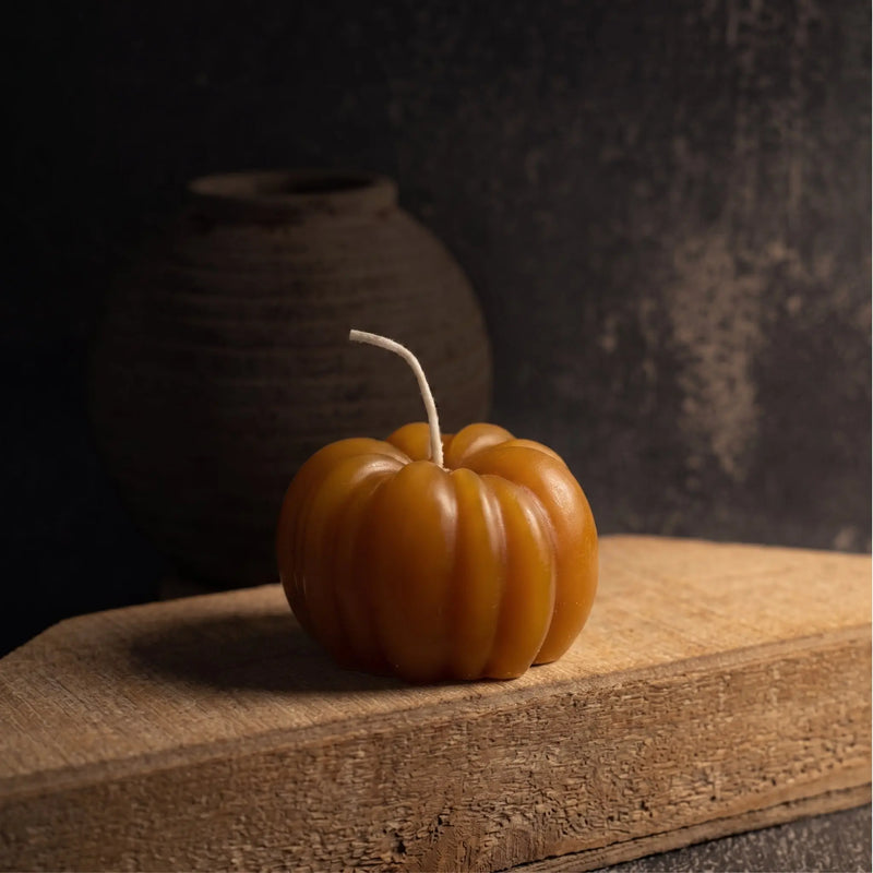 Thanksgiving Candle Gift | Autumn Pumpkin Candle, Hand-Poured Soy Wax - handmade home fragrance gift