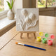 Paint-Your-Own Jesmonite Tulip Relief Plaque Kit