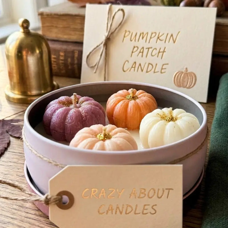 Pumpkin Patch Seasonal Soy Candle - Seasonal Soy Wax Candle for Home Decor and Gifting - handmade home fragrance gift