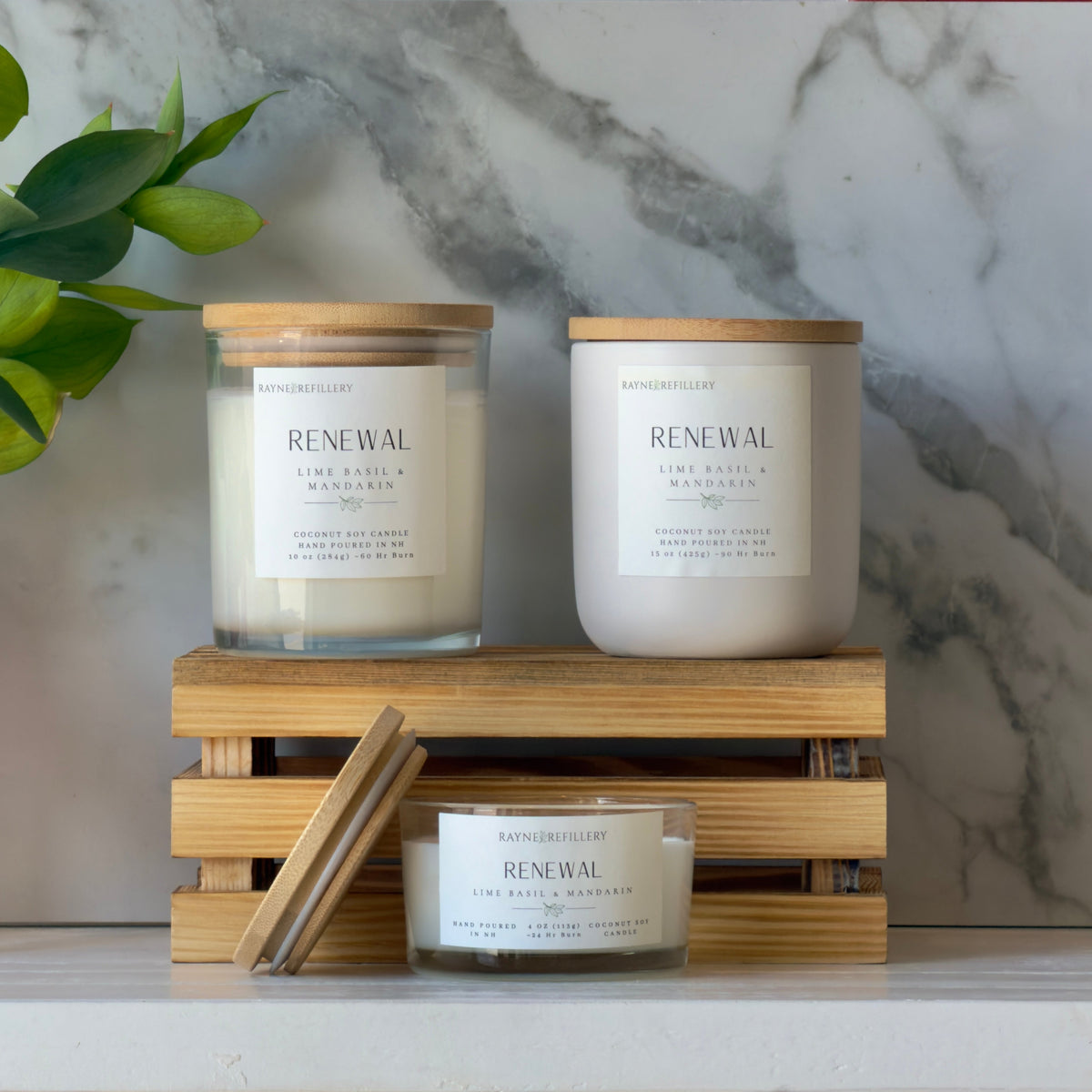 Renewal – Handmade Soy Candle | Natural Coconut Soy Candle - handmade home fragrance gift