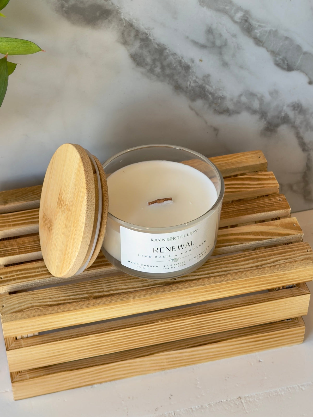 Renewal – Handmade Soy Candle | Natural Coconut Soy Candle - handmade home fragrance gift