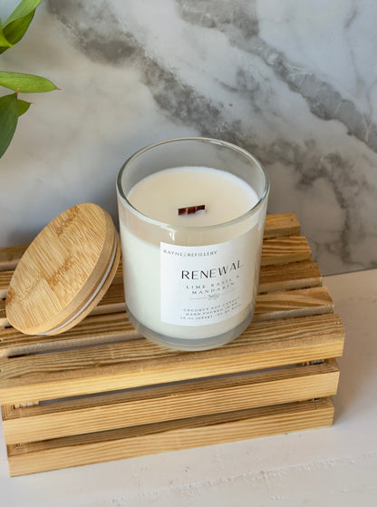 Renewal – Handmade Soy Candle | Natural Coconut Soy Candle - handmade home fragrance gift