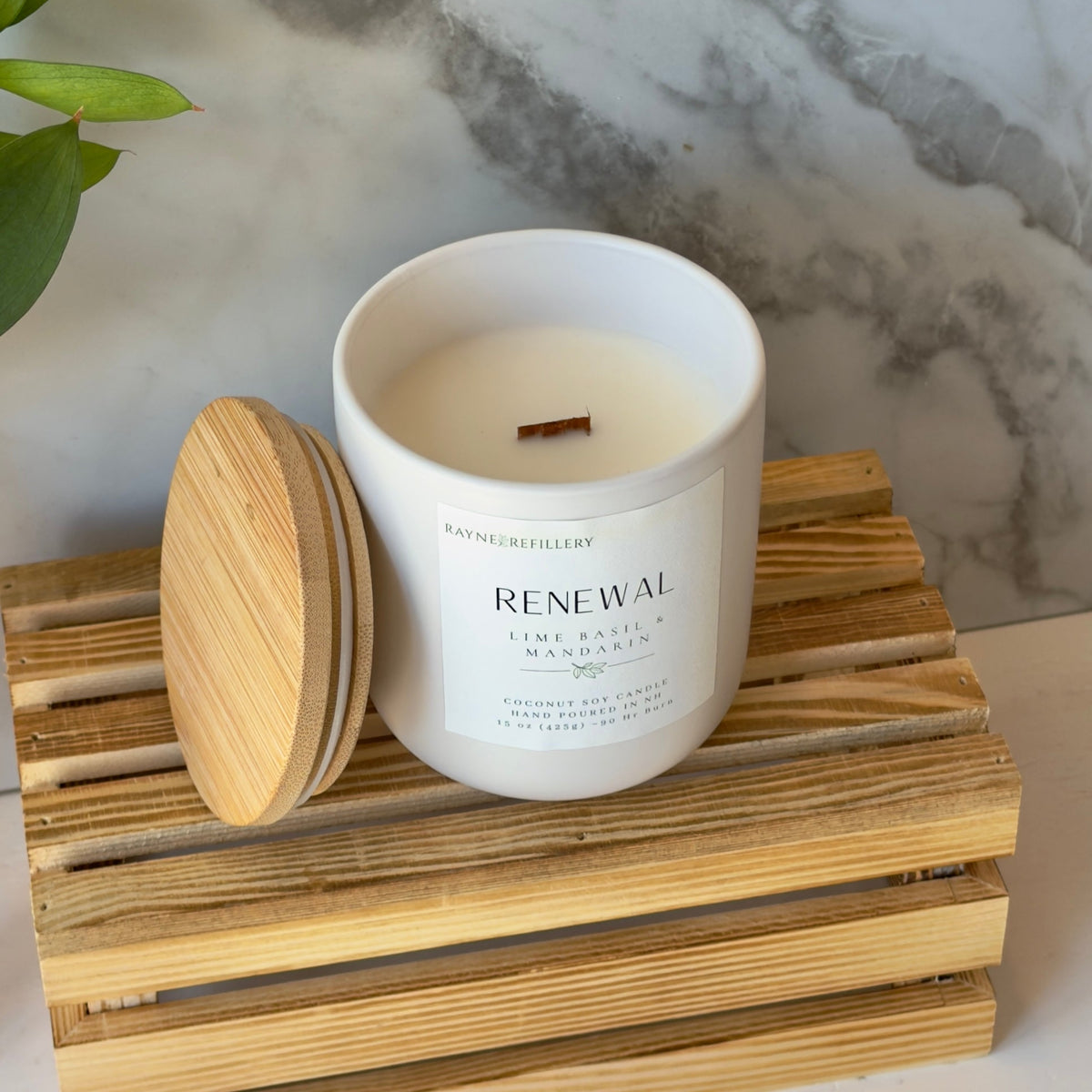 Renewal – Handmade Soy Candle | Natural Coconut Soy Candle - handmade home fragrance gift