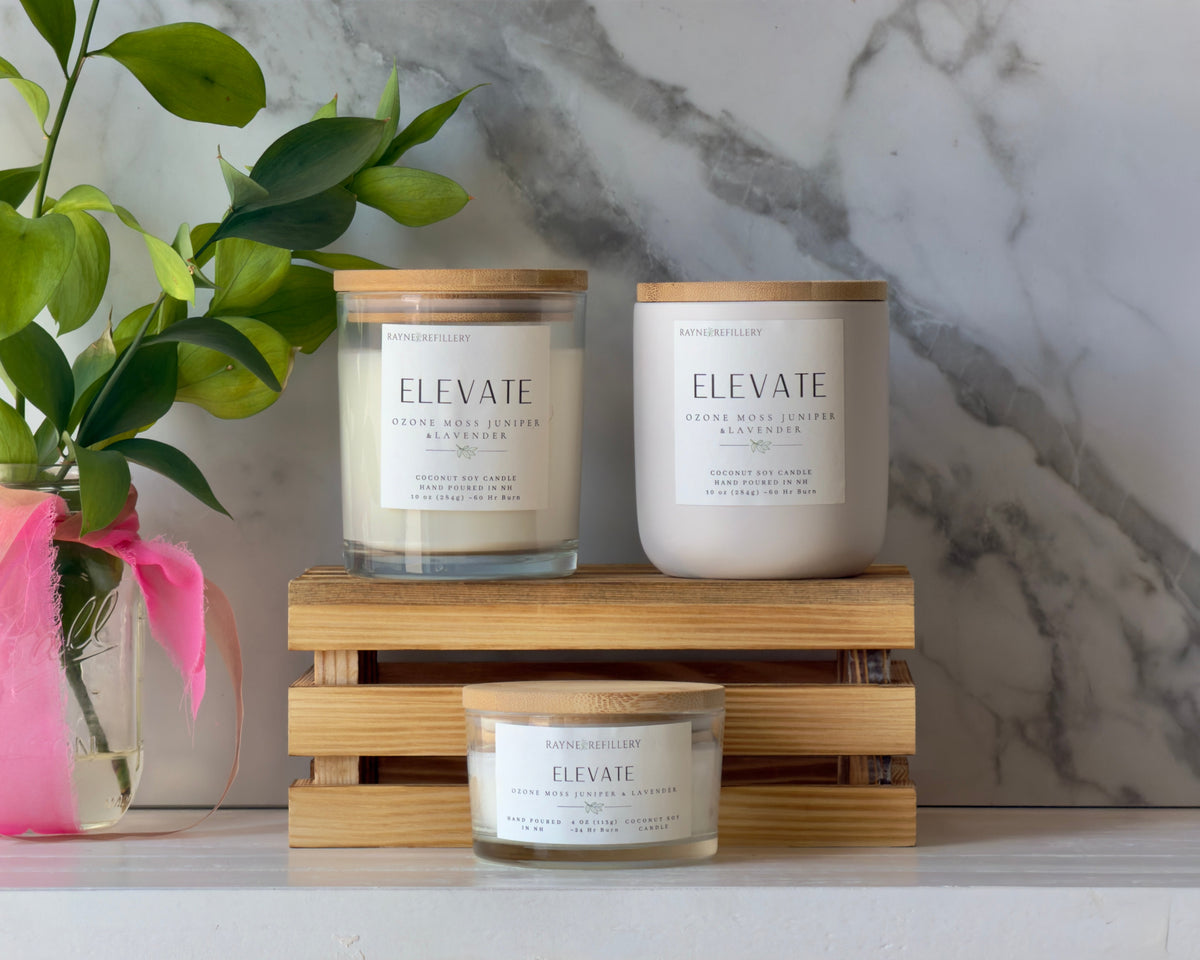 Elevate – Long Lasting Soy Candle | Eco-Friendly Luxury Coconut Soy Candle
