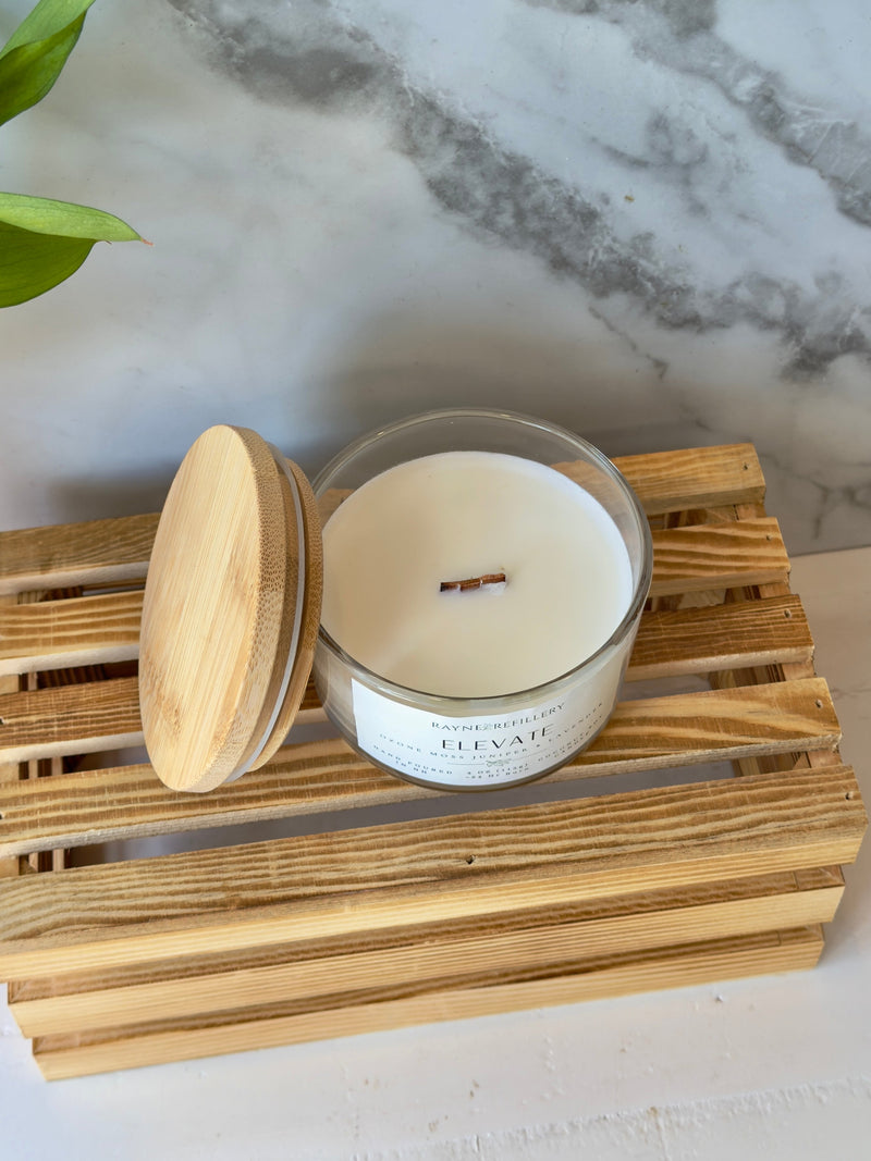 Elevate – Long Lasting Soy Candle | Eco-Friendly Luxury Coconut Soy Candle - handmade home fragrance gift