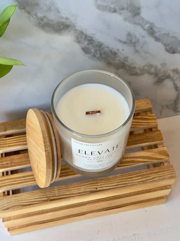 Elevate – Long Lasting Soy Candle | Eco-Friendly Luxury Coconut Soy Candle - handmade home fragrance gift