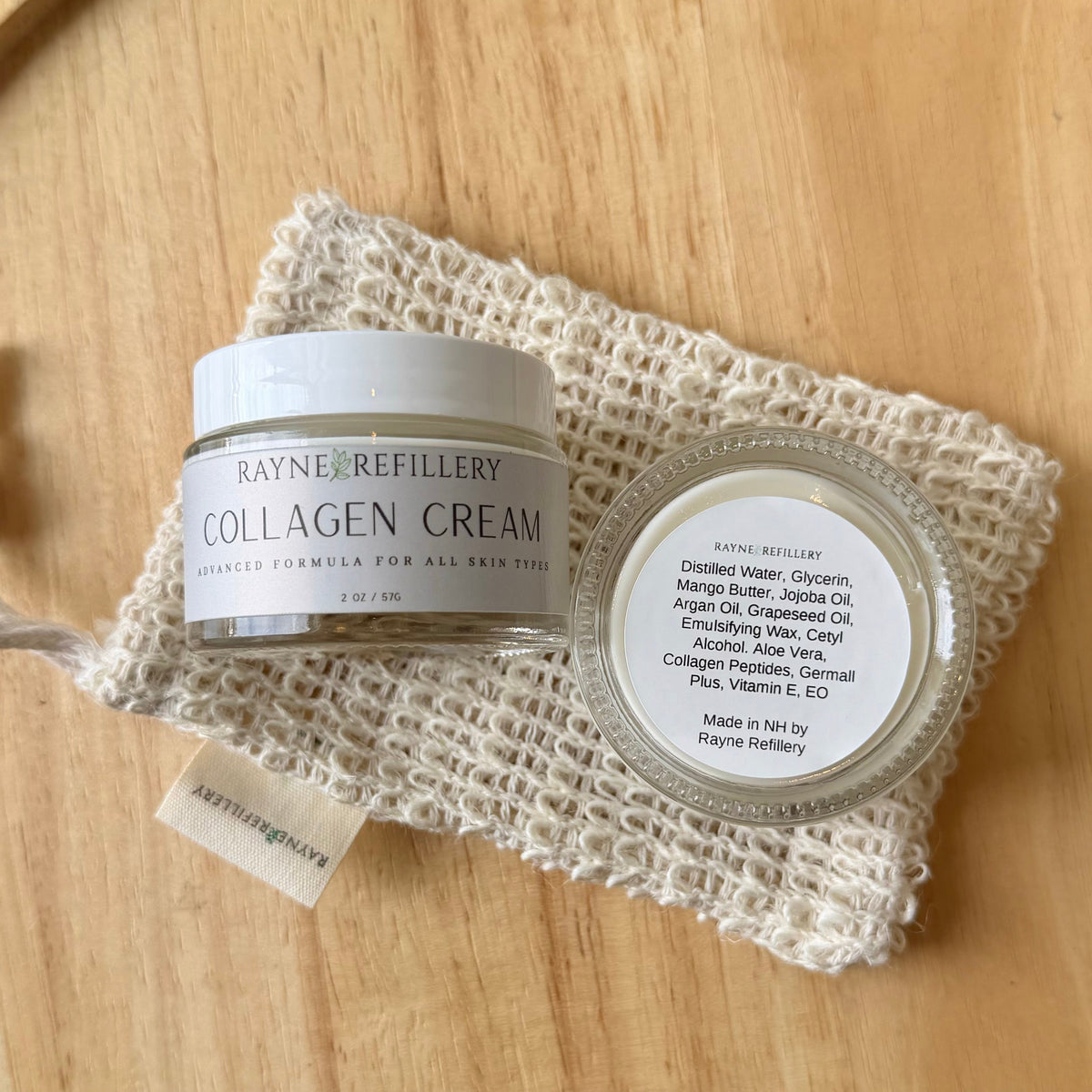 Collagen Boosting Face Cream | Hydrolyzed Collagen, Argan Oil & Mango Butter
