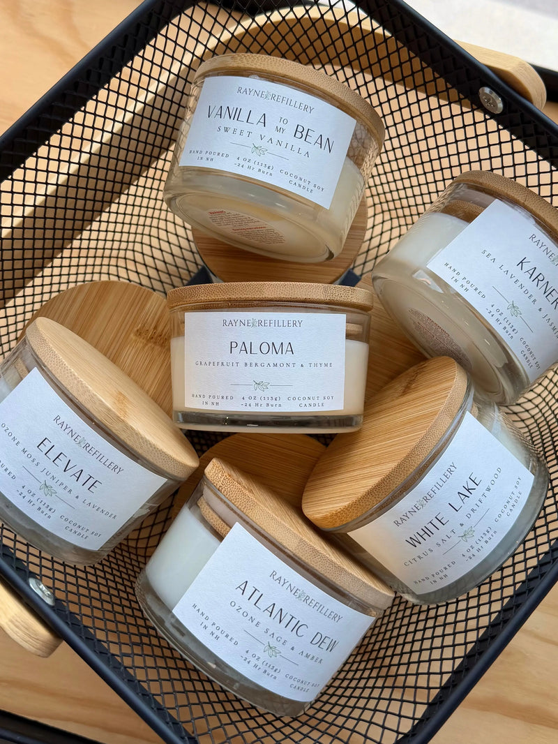 Use Your Spa Voice Apples and Lemongrass Candle – Natural Eco-Friendly Coconut Soy Candle - handmade home fragrance gift