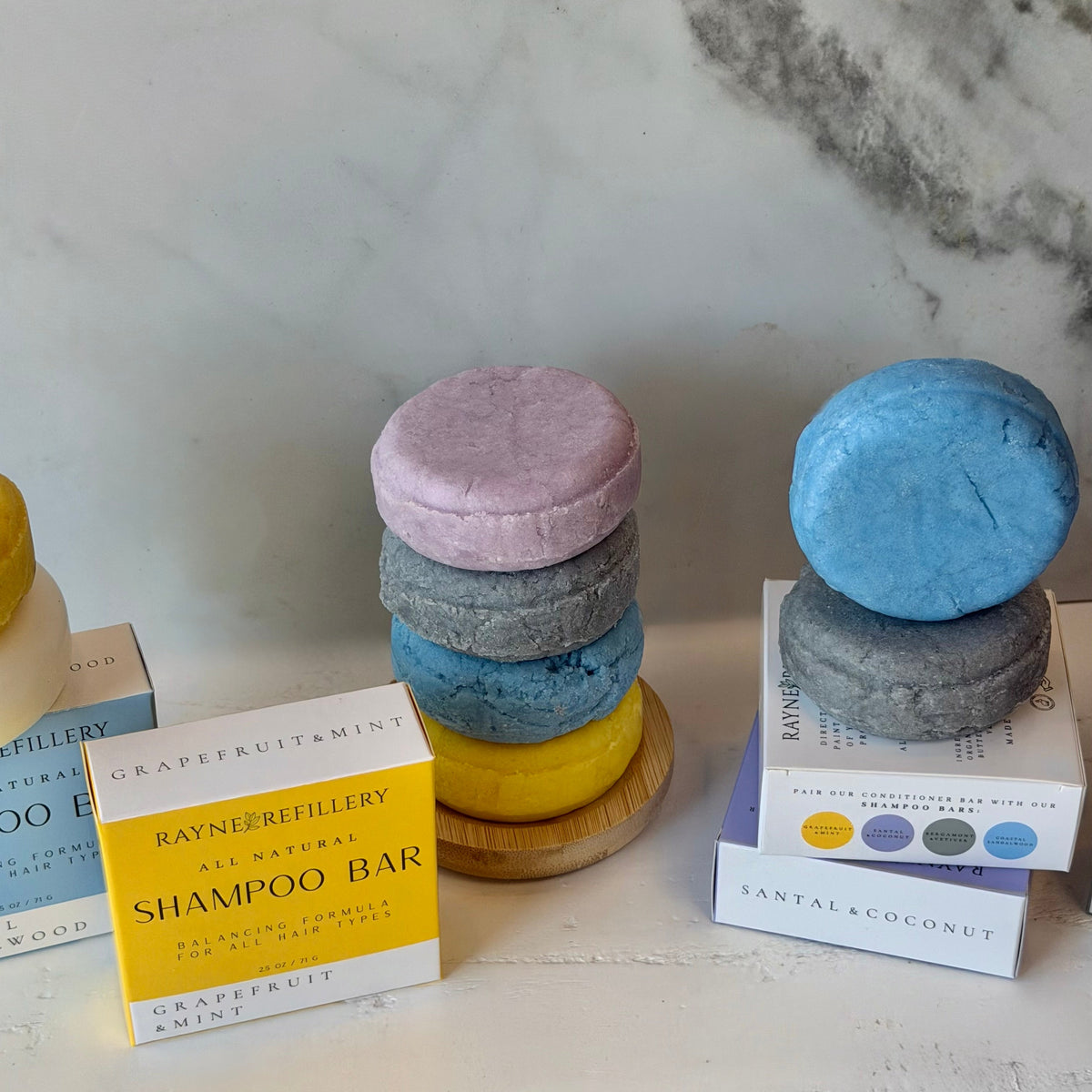Solid Shampoo Bar – Zero Waste Natural Hair Care | 4 Scents
