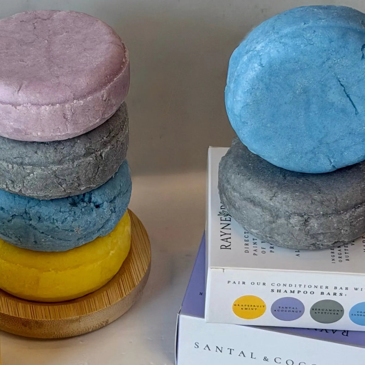 Solid Shampoo Bar – Zero Waste Natural Hair Care | 4 Scents - handmade home fragrance gift