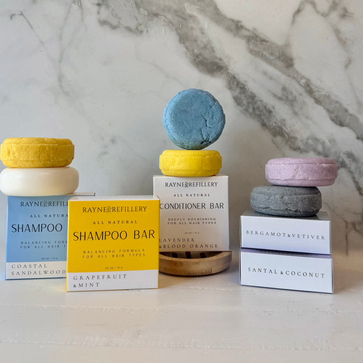 Solid Shampoo Bar – Zero Waste Natural Hair Care | 4 Scents