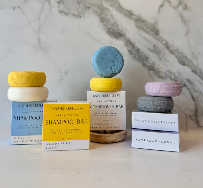 Solid Shampoo Bar – Zero Waste Natural Hair Care | 4 Scents