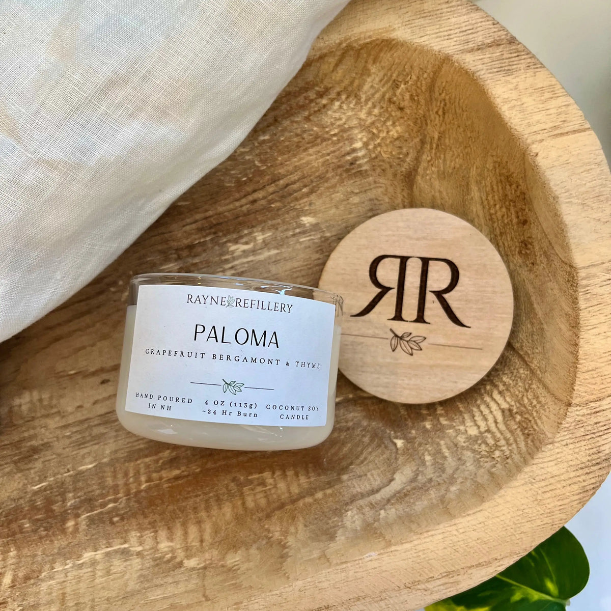 Paloma – Clean Burning Vegan Coconut Soy Candle - handmade home fragrance gift