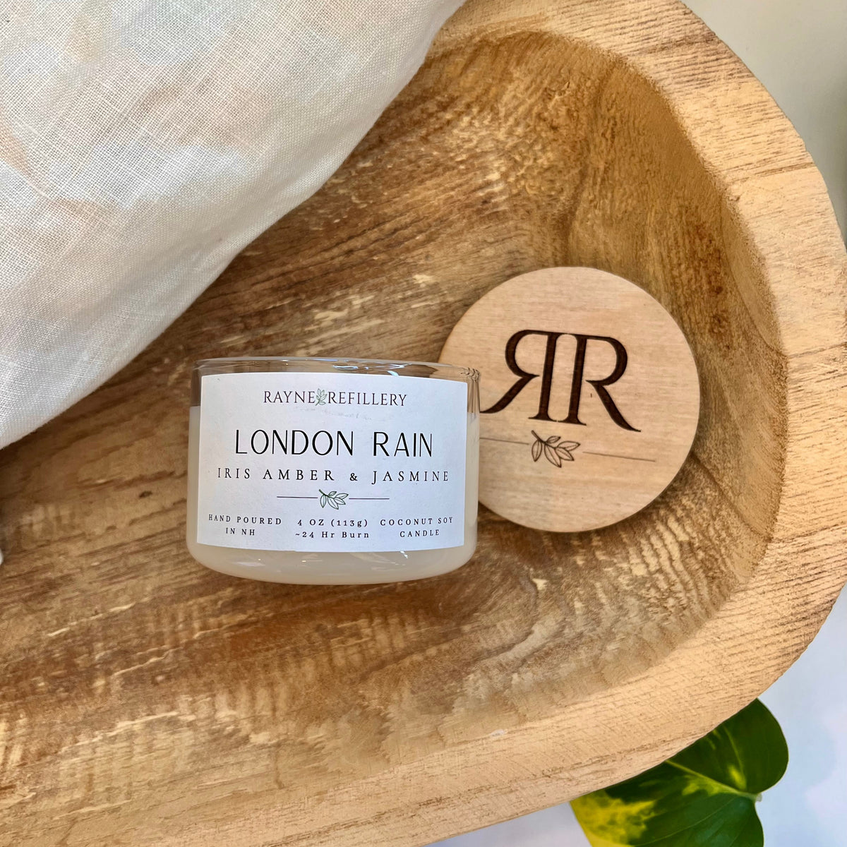 London Rain – Natural Clean Burning Coconut Soy Candle