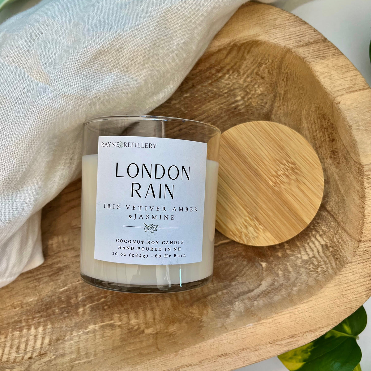 London Rain – Natural Clean Burning Coconut Soy Candle