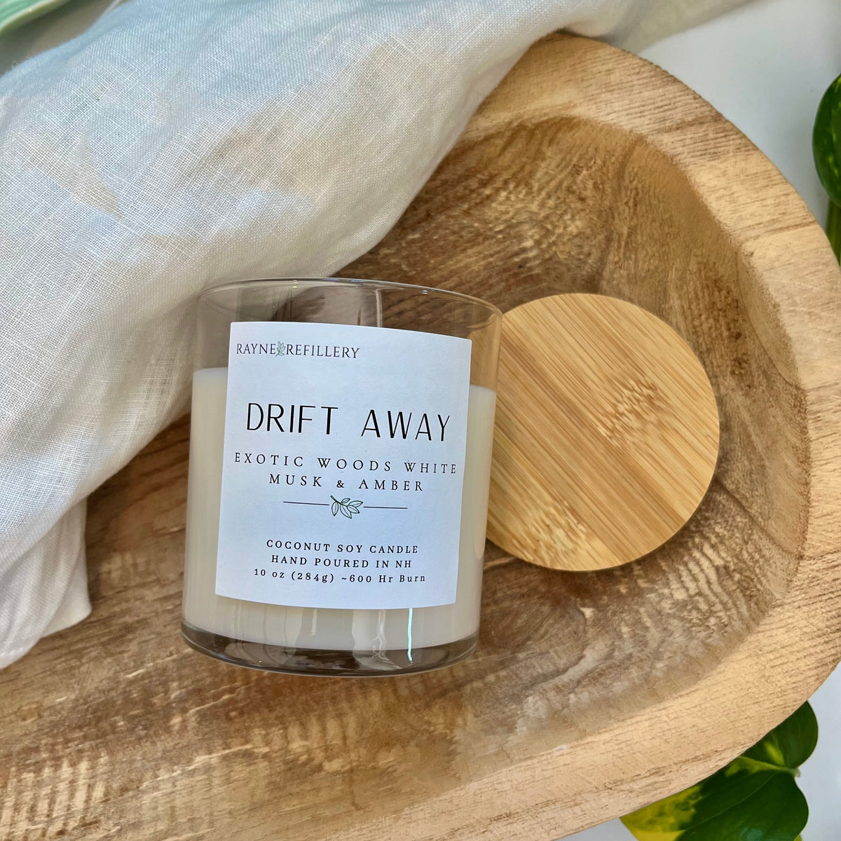 Drift Away – Clean Burning Natural Coconut Soy Candle