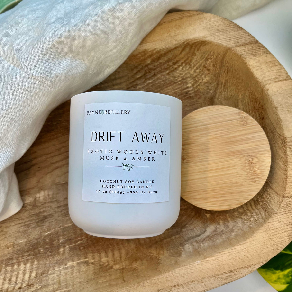 Drift Away – Clean Burning Natural Coconut Soy Candle