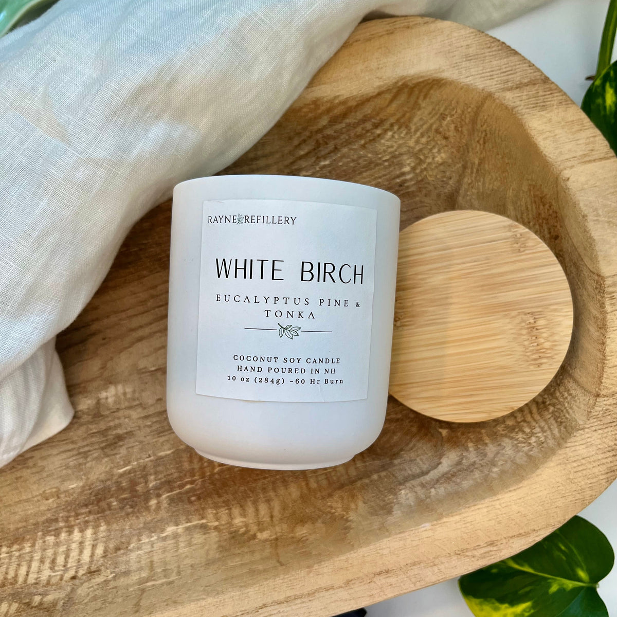 White Birch – Eco-Friendly Vegan Coconut Soy Candle | New Hampshire