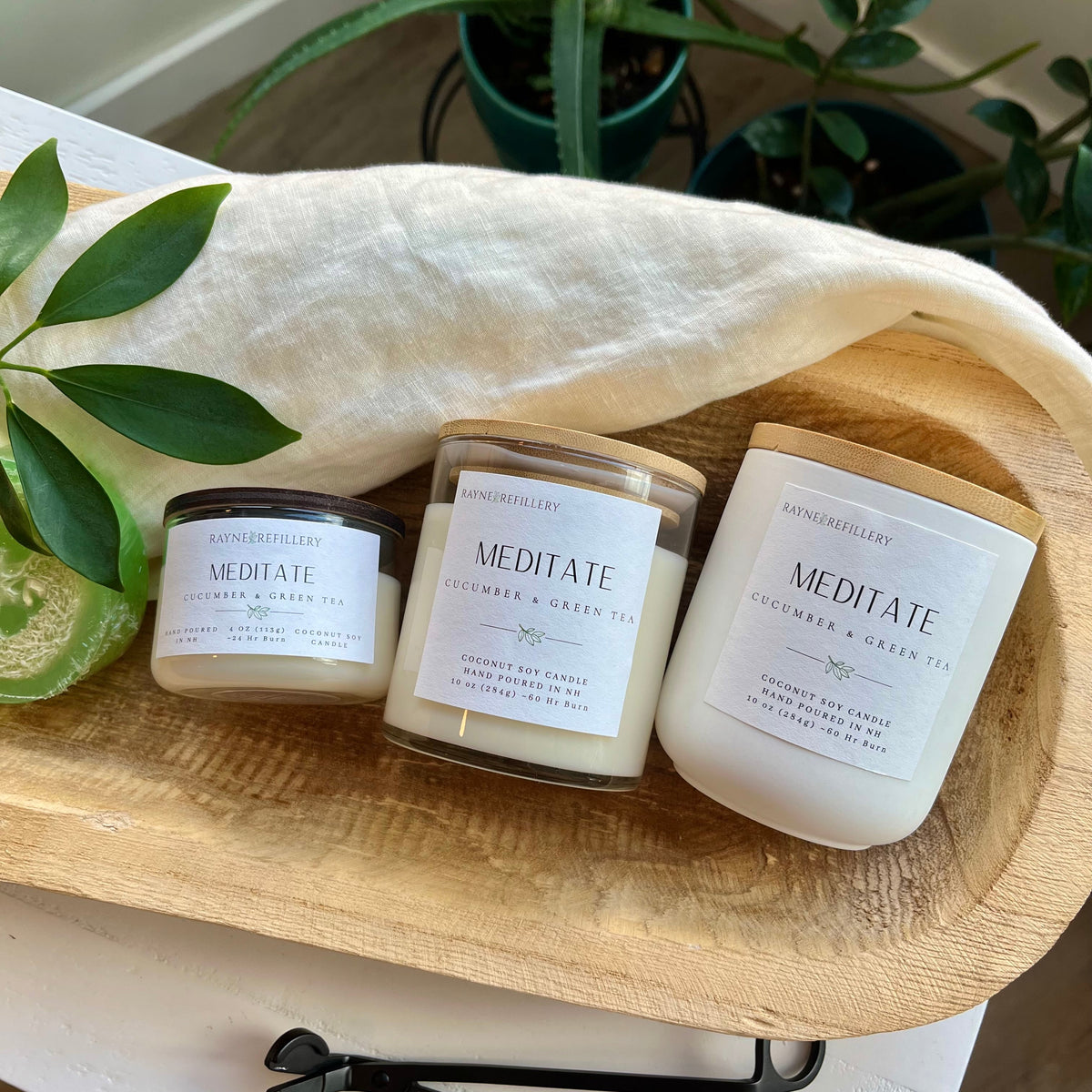 Meditate – Luxury Clean Burning Coconut Soy Candle