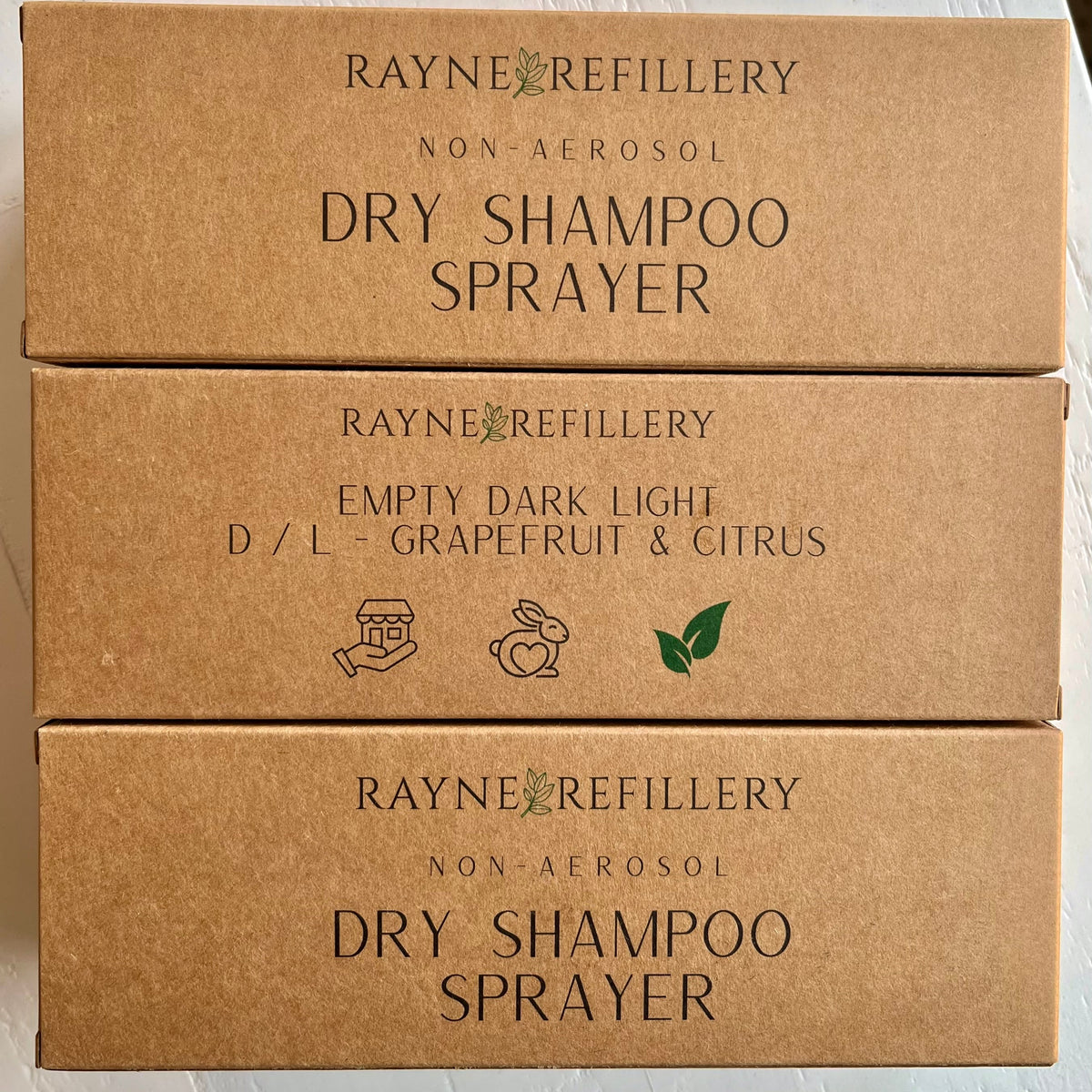 Non-Aerosol Dry Shampoo - Refillable Eco-Friendly Hair Refresher