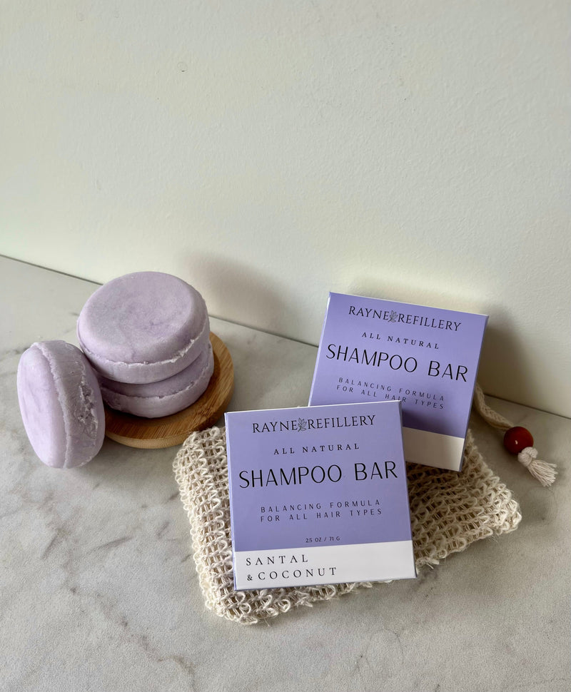Solid Shampoo Bar – Zero Waste Natural Hair Care | 4 Scents