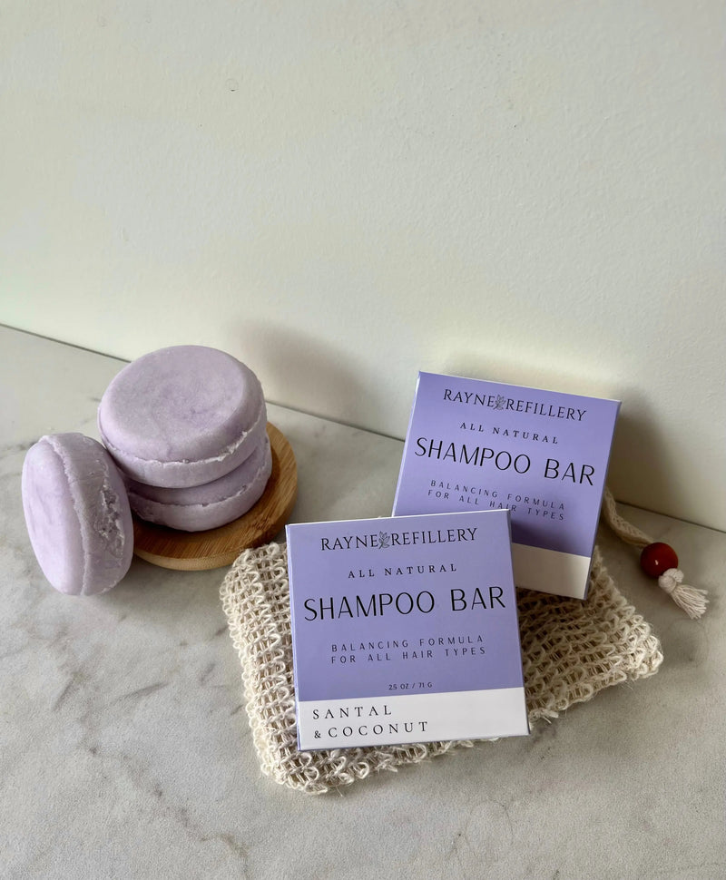 Eco Friendly Shampoo Bar – Zero Waste Natural Hair Care | 4 Scents - handmade home fragrance gift