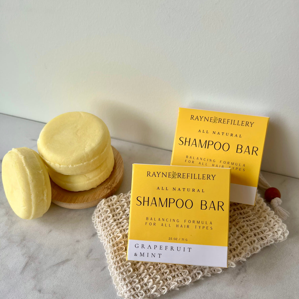 Solid Shampoo Bar – Zero Waste Natural Hair Care | 4 Scents