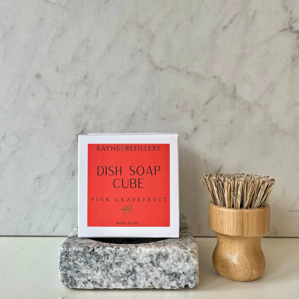 Solid Dish Soap Bar - Zero-Waste Organic Dish Washing Cube
