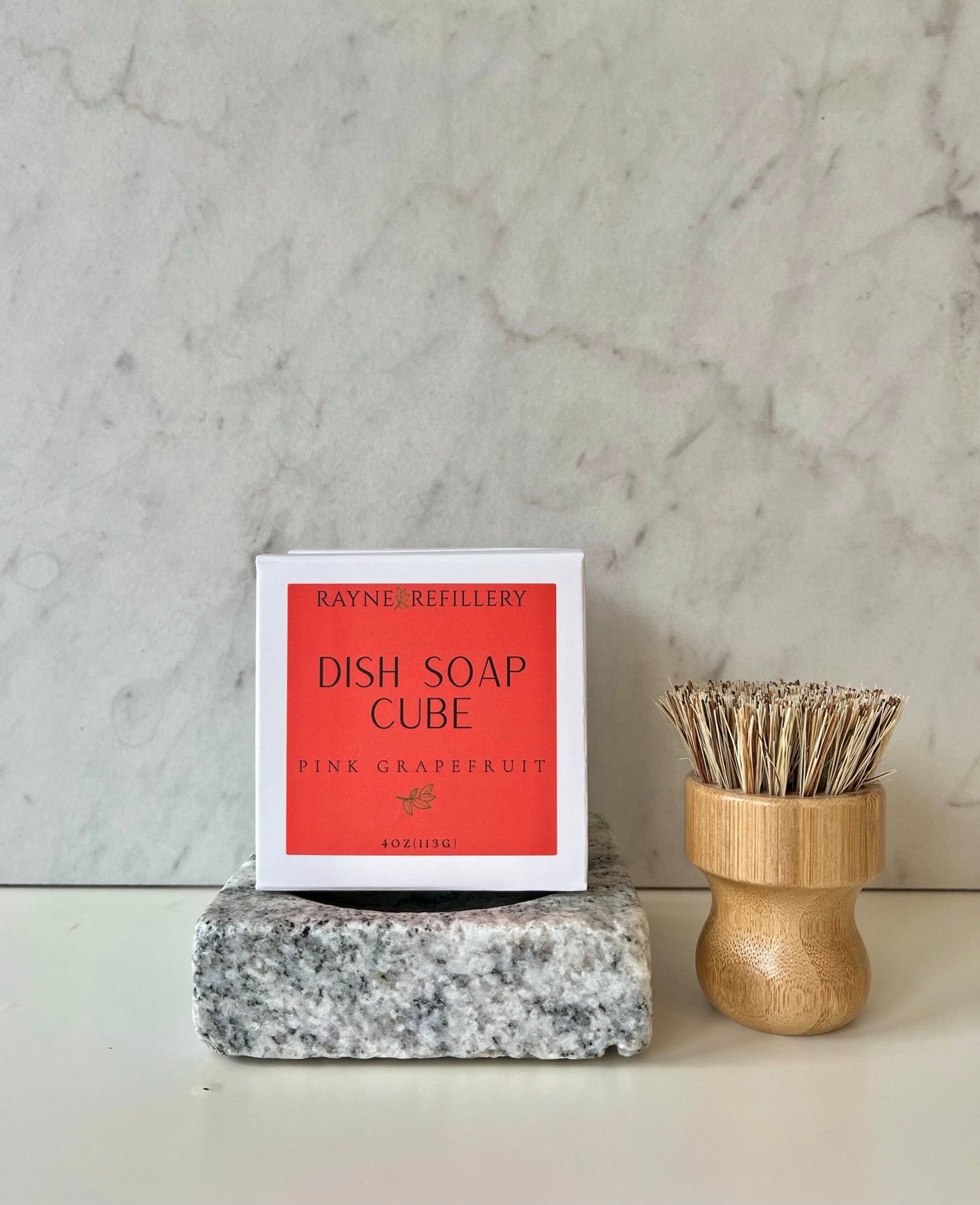 Solid Dish Soap Bar - Zero-Waste Organic Dish Washing Cube