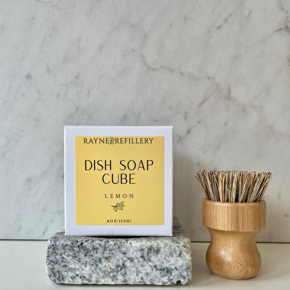 Solid Dish Soap Bar - Zero-Waste Organic Dish Washing Cube