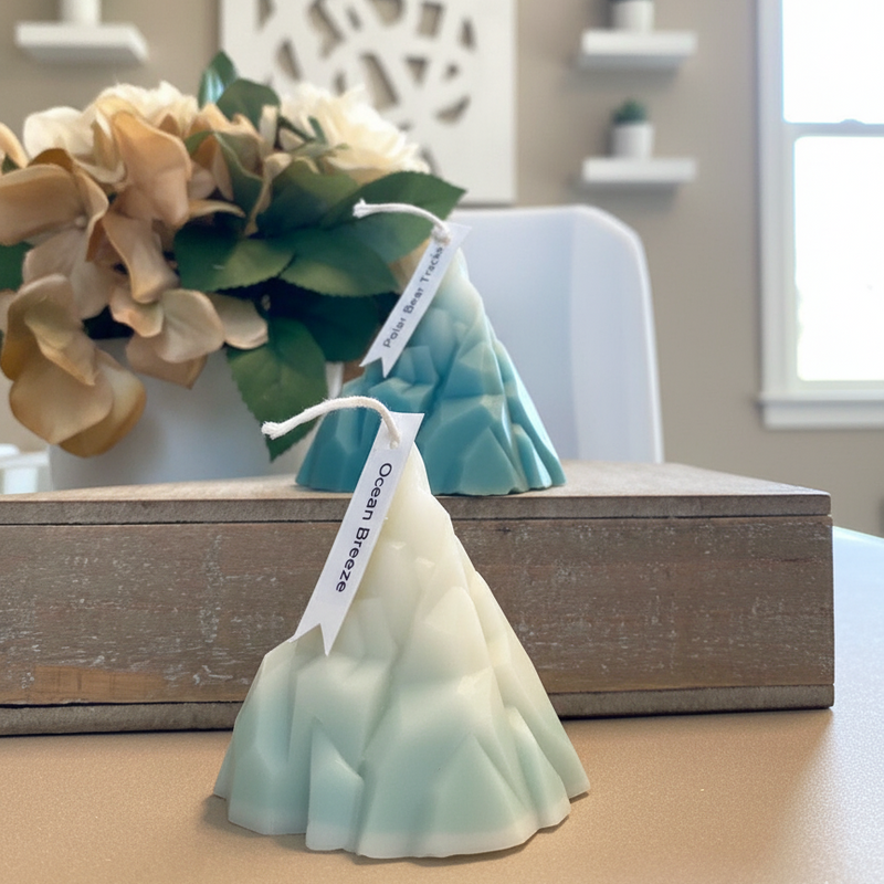 Iceberg Candle | Sculpted Elegance - handmade home fragrance gift
