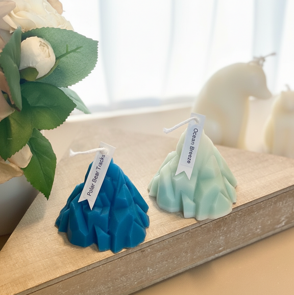 Iceberg Candle | Sculpted Elegance - handmade home fragrance gift