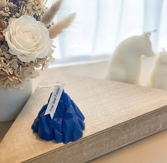 Iceberg Candle | Sculpted Elegance