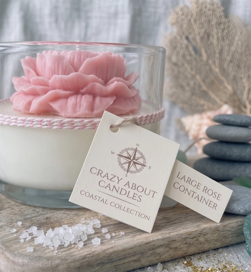 Large Rose Container Candle | Romance Captured