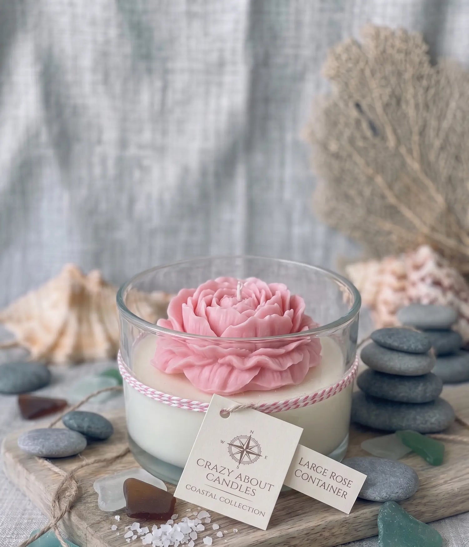 Large Rose Container Candle | Romance Captured