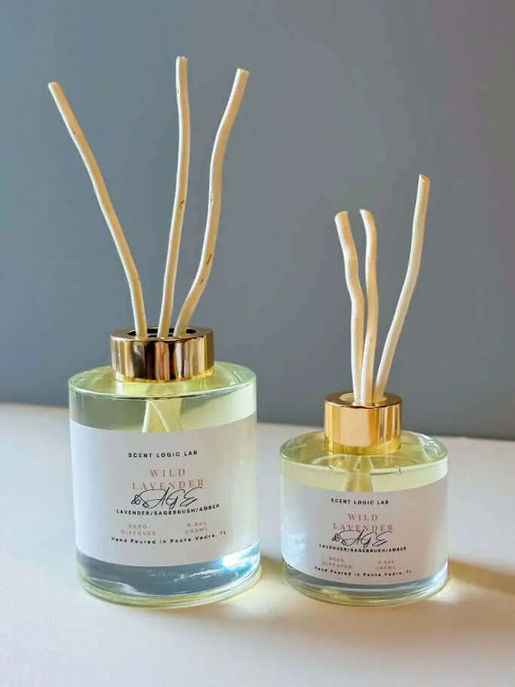 Wild Lavender Reed Diffuser – 100ml & 200ml | Hand-Poured Aroma for Home or Office - Kind Gifts Co.