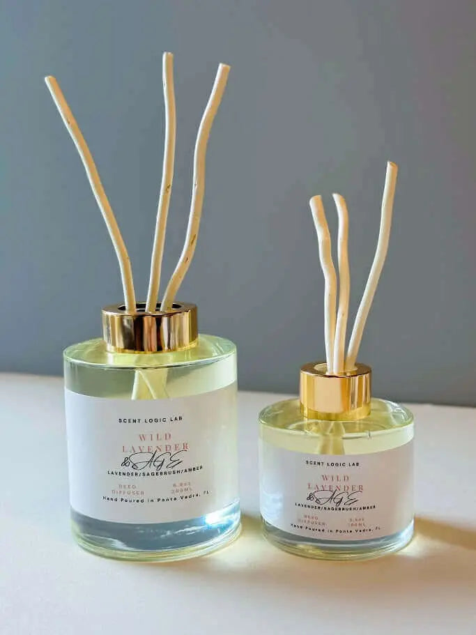 Wild Lavender Reed Diffuser – 100ml & 200ml | Hand-Poured Aroma for Home or Office - Kind Gifts Co.