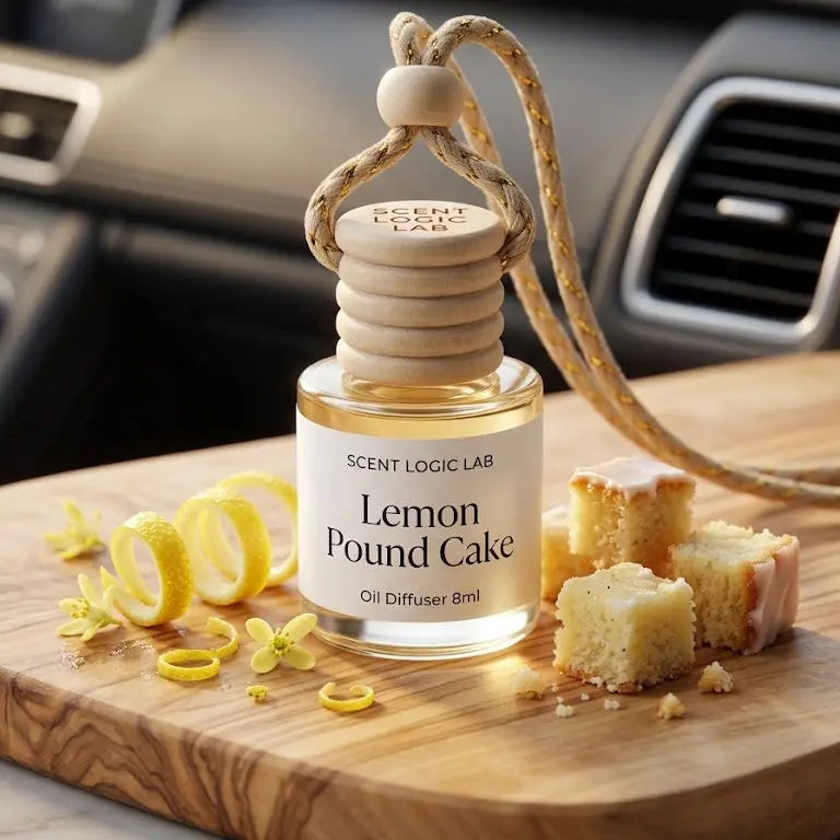 Luxury 8ml Car Diffuser in Fruity Scents - handmade home fragrance gift
