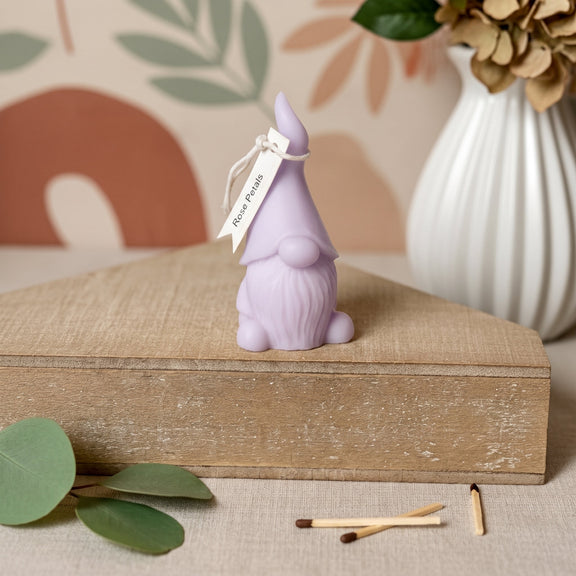 Gnome Scented Candle | Handcrafted Home Decor - handmade home fragrance gift