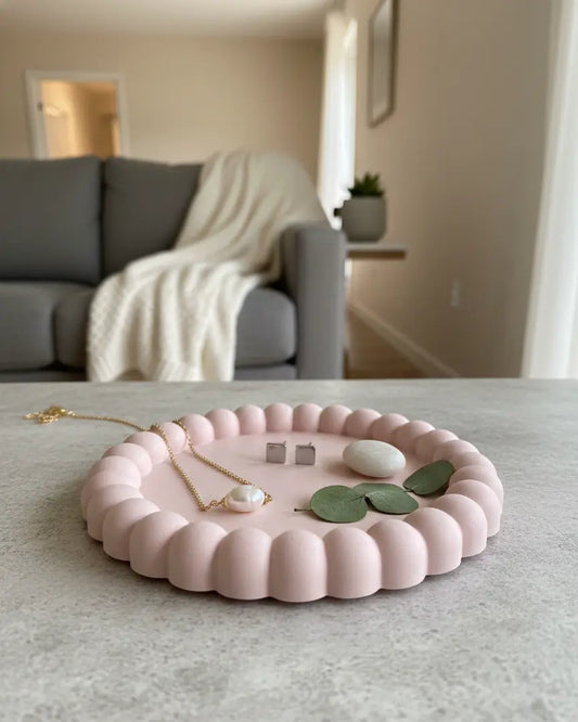 Small Bubble Trinket Dish | Handmade Jesmonite - Kind Gifts Co.