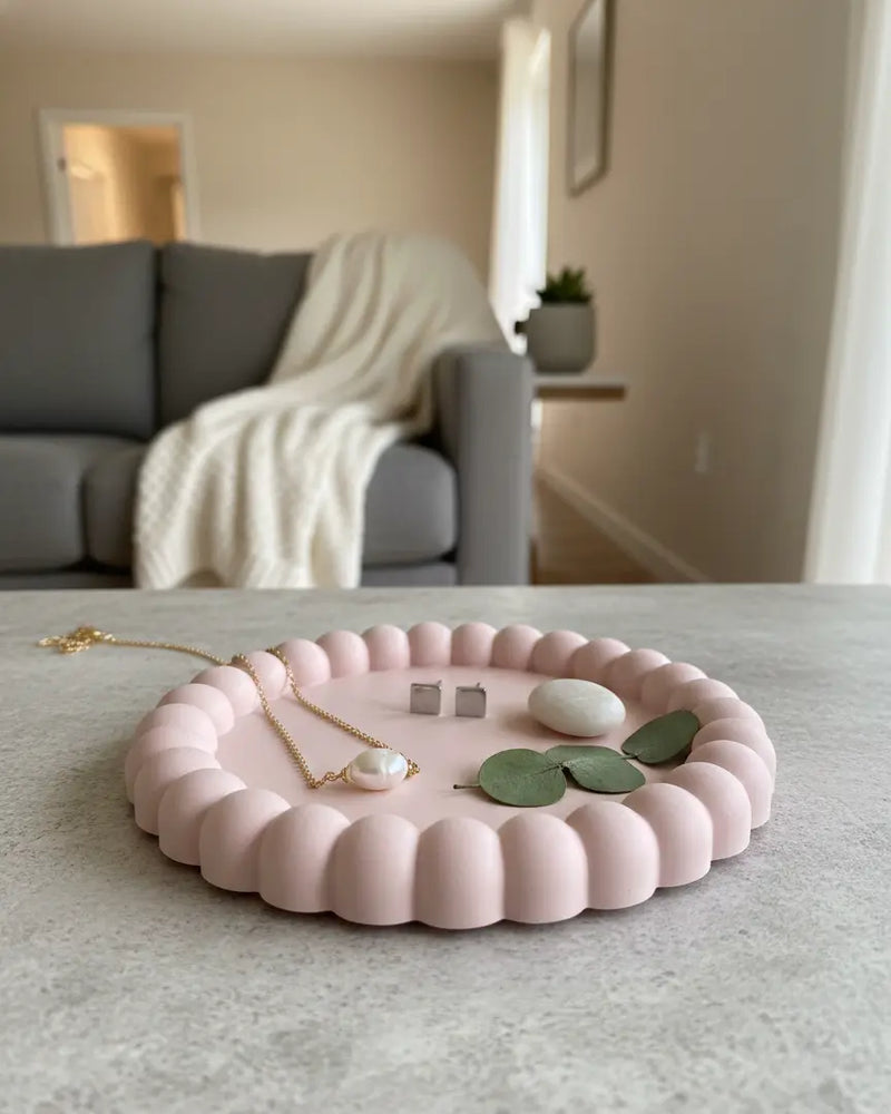Small Bubble Trinket Dish | Handmade Jesmonite - Kind Gifts Co.