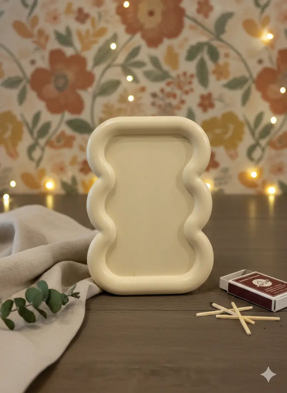 Modern Wavy Trinket Dish | Jewelry Catch-All Tray - Kind Gifts Co.